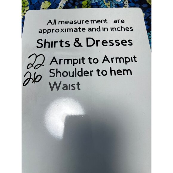 Chicos Womens Button-Up Blouse With Floral Mosaic Print Size 2 US L - Picture 7 of 7